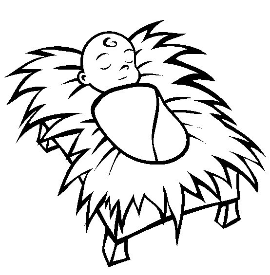 Free Baby Jesus Coloring Pages